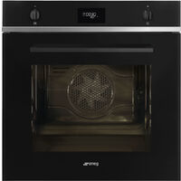 Smeg – Four chaleur tournante 70L – Nettoyage pyrolyse – 10 programmes de cuisson – Puissance 3000W – SFP6401TB