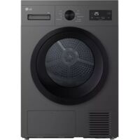 LG – Sèche-linge pompe à chaleur 8 kg – Capteurs d’humidité – Classe énergétique D – 65 dB – Dimensions 60x85x60 cm – RH8N14SL