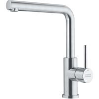 Franke – Mitigeur de cuisine inox 304 à bec en L – Hauteur sous bec 266 mm – Rotation 180° – Débit 12,3 L/mn – Fixation intégrée
