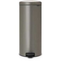 BRABANTIA Poubelle de cuisine 30 l à pédale BRABANTIA époxy platinium