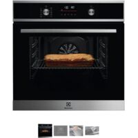 Electrolux – Four chaleur tournante 65L – Nettoyage pyrolyse 500°C – Classe A+ – Puissance 2100W – Dimensions 59x59.4x56cm – EOF6P66BX