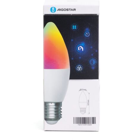 Aigostar Ampoule Connectée Alexa, Ampoule LED RG…