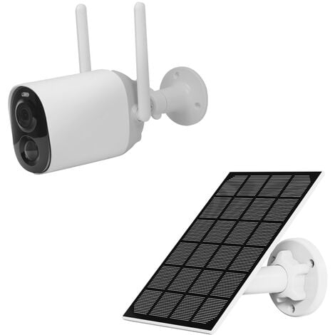 TD® caméra surveillance extérieur wifi sans fil solaire connectée