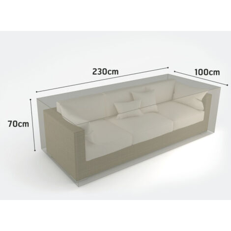 Funda para Sofá 3 plazas 2,3 x 1 x h.0,7 m Nortene