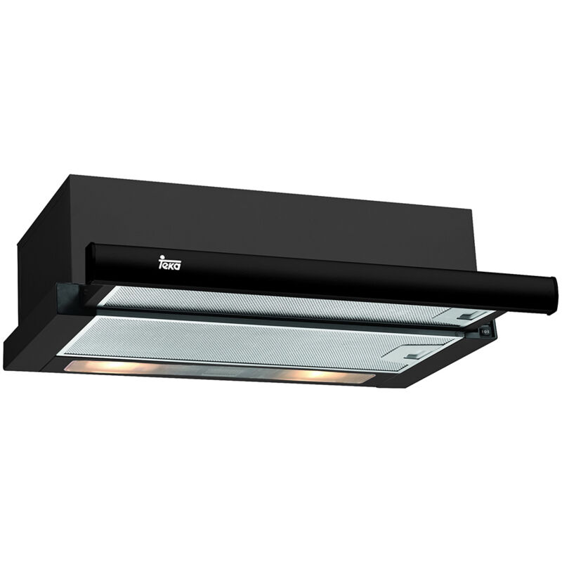 Teka TL 6310 NEGRO - Campana Telescopica Ancho 60 Cm Negra