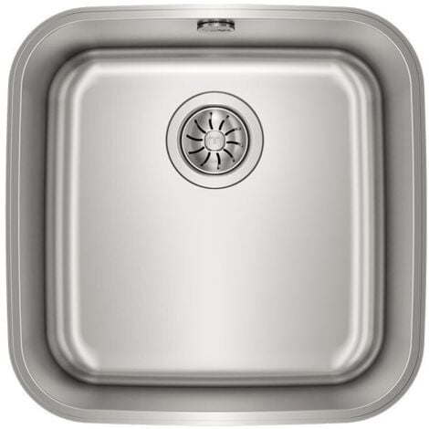 Teka BE - 40.40 - Fregadero De Cocina Acero 51 Cm 1 Cubeta 0 Escurridor Bajo Encimera