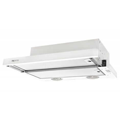 Campana telescópica integrada 60cm – Potencia 310 m³/h – Bajo nivel de ruido 57 dB(A) – Filtro de grasa de aluminio – Mepamsa (1/3)
