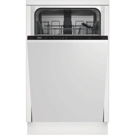 Beko – Lavavajillas integrable 45 cm – A++ (Clase E) – 10 cubiertos – 49 dBA – Inicio diferido 3h/6h/9h (1/7)