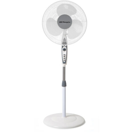 Ventilador Pie 40CM 50W Orbegozo SF0147 Blanco (1/8)