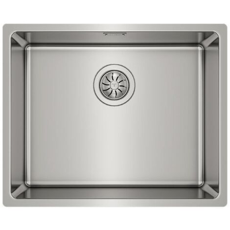 Fregadero Bajo encimera Acero inoxidable 18/10 Rectangular 1 Seno (1/6)