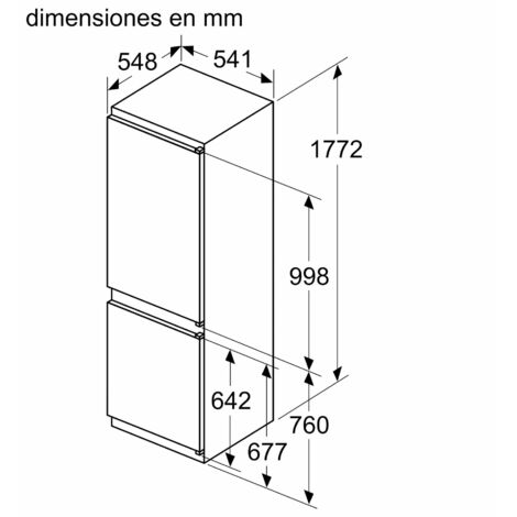 Combi Balay 3KIE712F, Congelador NoFrost , E