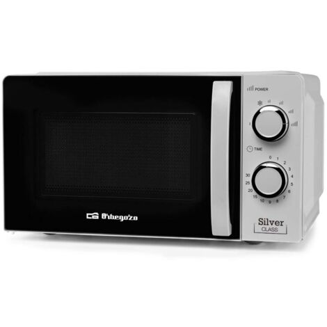 Orbegozo MI2118 - Horno Microondas Sin Grill 20 Litros Silver
