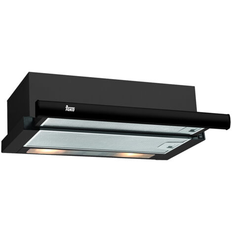Teka TL 6310 NEGRO - Campana Telescopica Ancho 60 Cm Negra