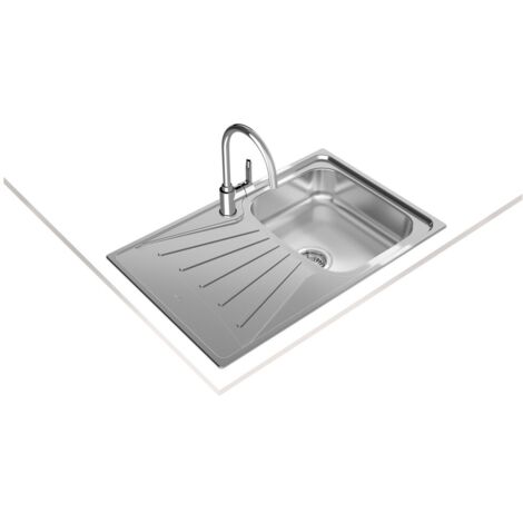 Teka STARBRIGHT 45 E-XP 1C 1E I - Fregadero De Cocina Acero 43 Cm 1 Cubeta 1 Escurridor (1/3)