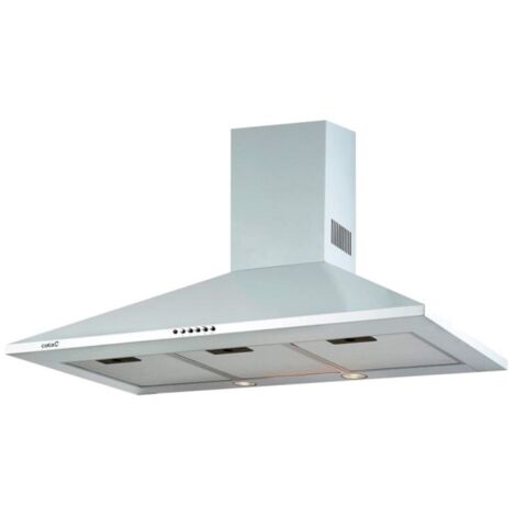 Cata OMEGA 900 WH - Campana Chimenea Ancho 90 Cm Blanca
