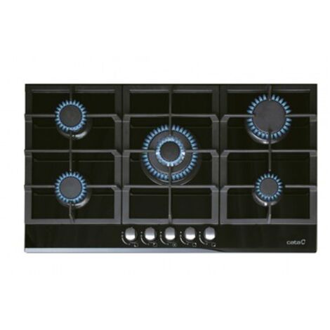 Cata LCI 9041BK - Encimera De Gas 5 Zonas Coccion Ancho 90 Cm