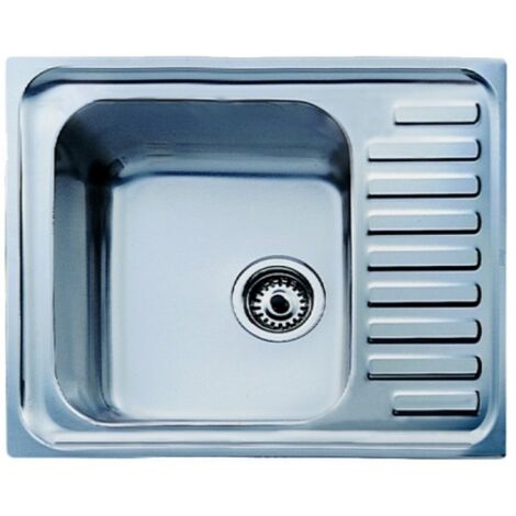 Teka CLASSIC 1C REV - Fregadero De Cocina Acero 50 Cm 1 Cubeta 1 Escurridor (1/3)