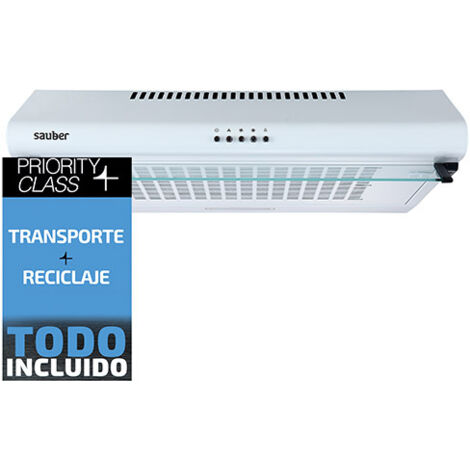 Sauber SCC60B - Campana Convencional Ancho 60 Cm Blanca