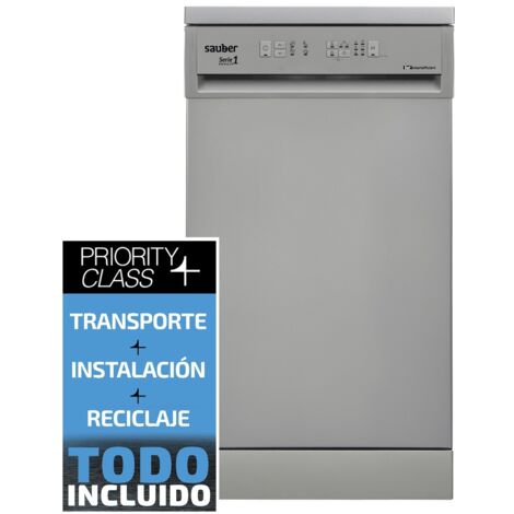 Sauber SERIE 1-DW453X V - Lavavajillas 45 Cm E 10 Cubiertos Inox
