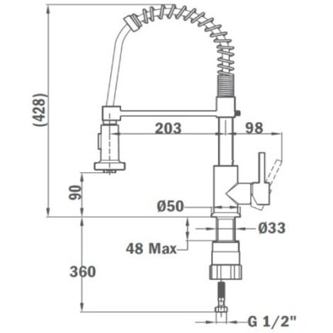 Grifo TEKA IN 939 Cromo (1/2)