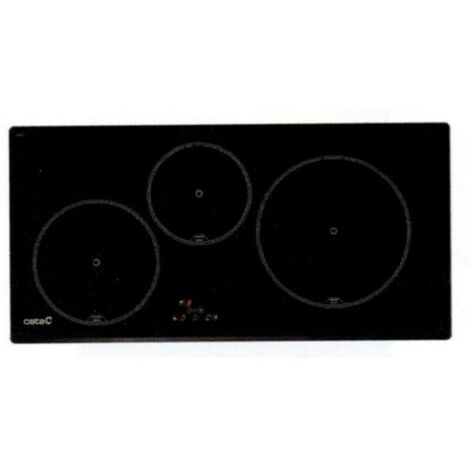 Cata IB 853 BK /A - Vitroceramica Induccion 3 Zonas Coccion Ancho 80 Cm