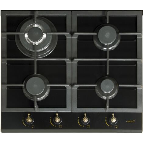 Cata RCI 631 BK - Encimera De Gas 08028403 4 Zonas Coccion Ancho 60 Cm Gn (1/3)