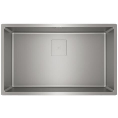 Teka RS15 71.40 M-FXA1C 3½ SQ C/REB SF - Fregadero De Cocina Acero 80 Cm 1 Cubeta 0 Escurridor Bajo Encimera (1/4)