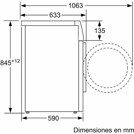 LAVADORA BOSCH WAN24272ES 8KG 1200RPM A BCA.