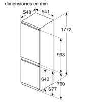 Combi Balay 3KIE712F, Congelador NoFrost , E