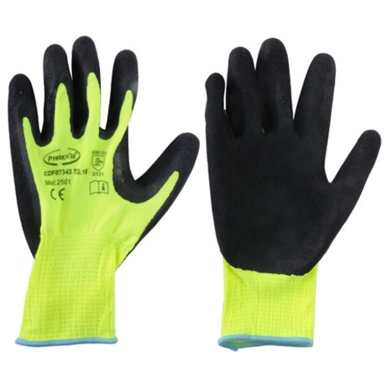 Gants De Ménage Vintage Magla Loving Hands - Imprimé Canard, Taille S, Jaunes, Neufs