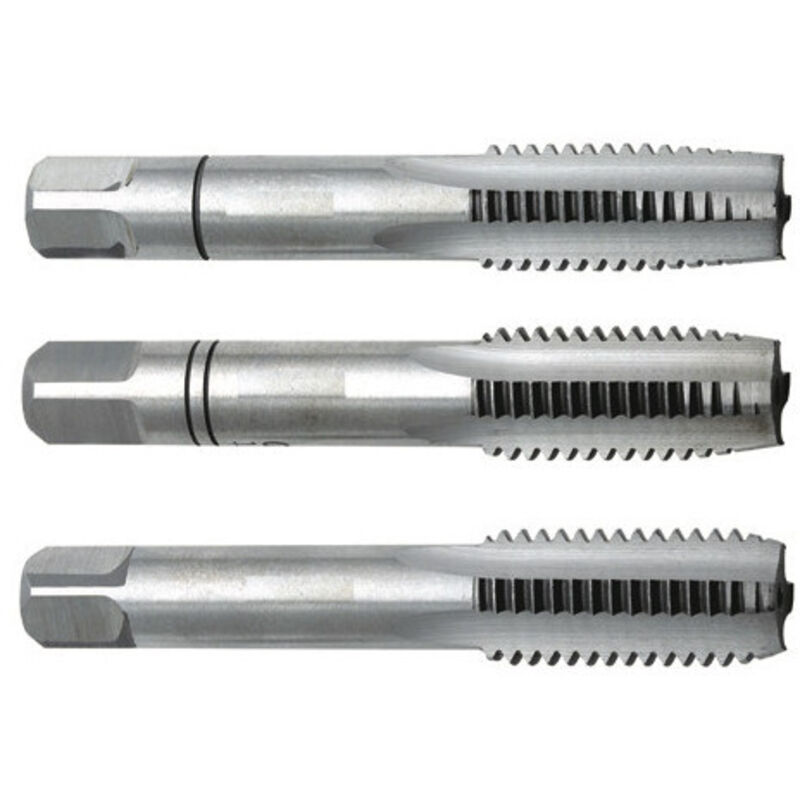 Taraud Droit TR10 X Pas 2 Mm - Longueur 110 Mm - Pour Filetage Trapézoïdal Métrique - En Acier Robuste - Coupe Précise Et Durable - 12