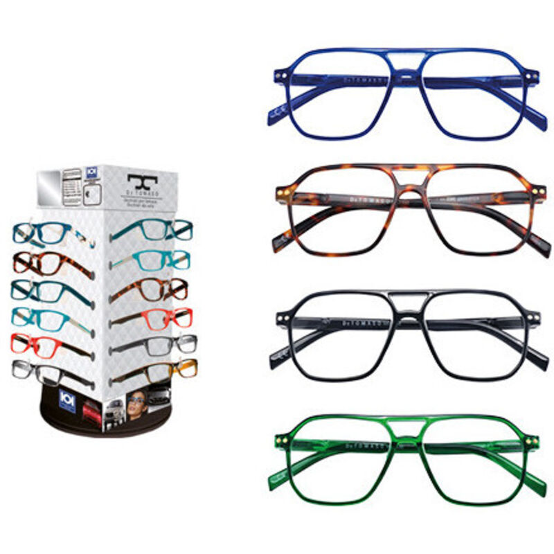 Boao 2 Paires de Lunettes Spécifications Hippies Lunettes en Forme de