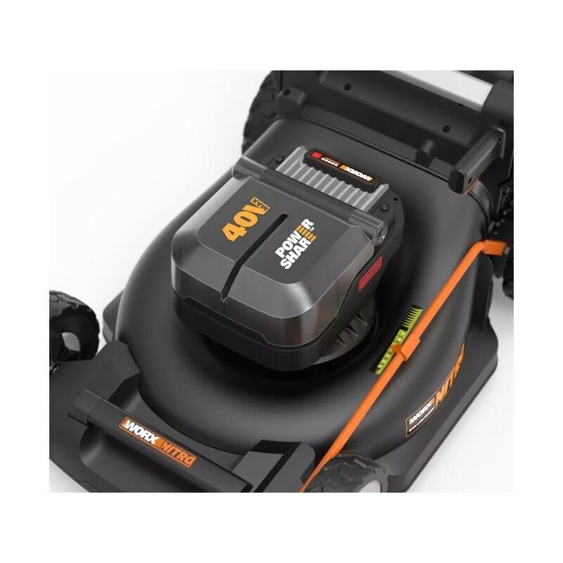 Tondeuse Nitro Batterie 40V Mulching Brushless Double Chargeur