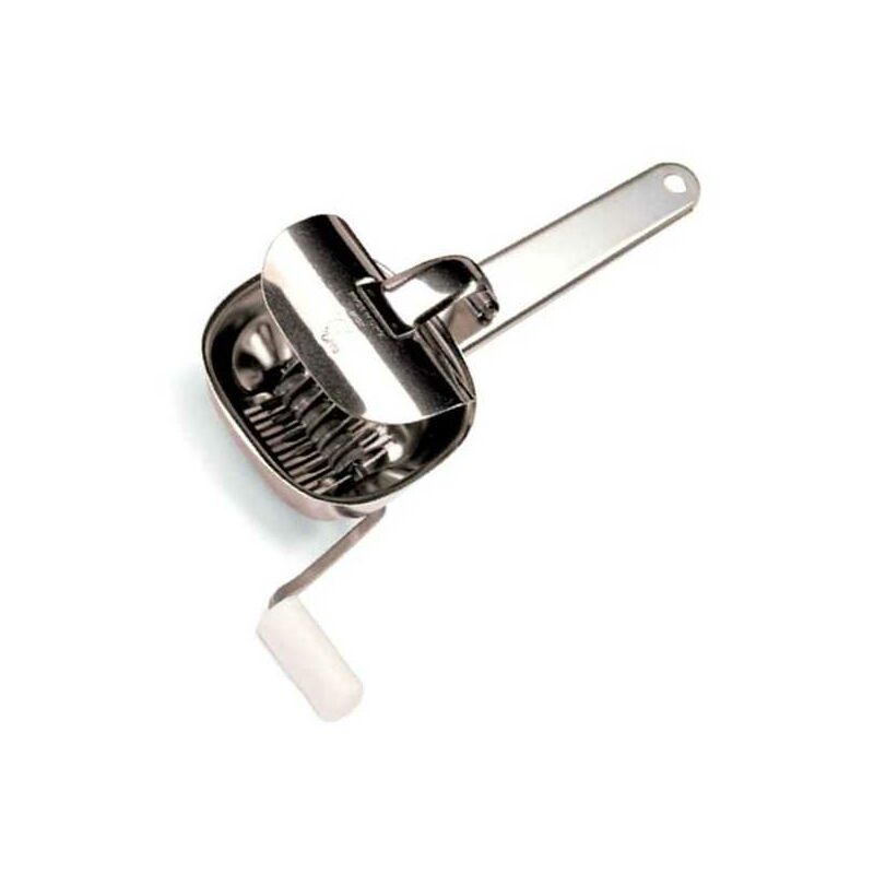 Hachoir à Persil Manuel En Inox Avec Râpe - Multi-usage Pour Herbes, Noix, Ail - Cuisine, Restaurant, Appartement