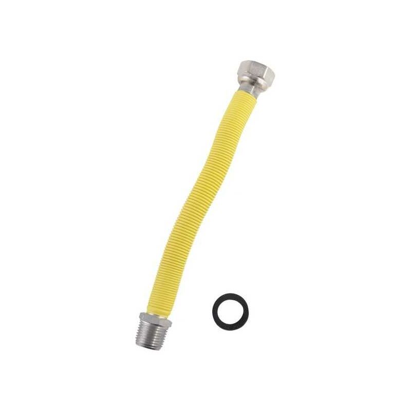 Tuyau à Gaz Enders - PVC, 150cm, Ø6.3mm, Résistant à -30°C | Raccord G 1/4 LH, Orange