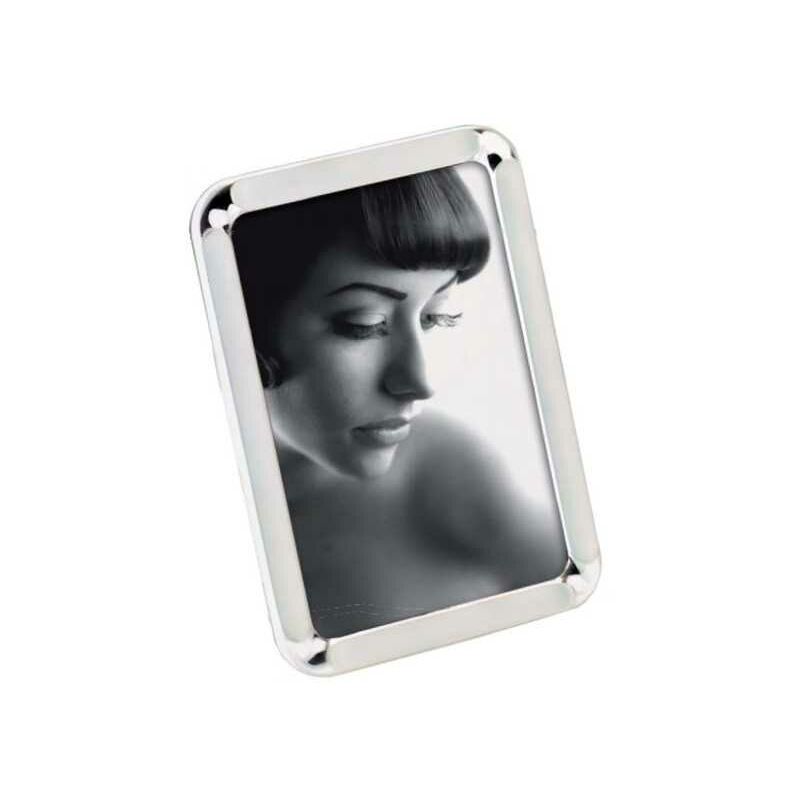 Élégant Ovale Lisse Cadre Photo Massif 925 Argent Sterling (T2