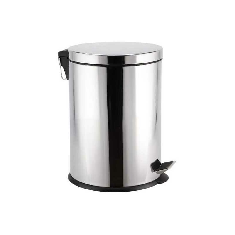 Poubelle à pédale Inox L 5 Ladydoc 05457