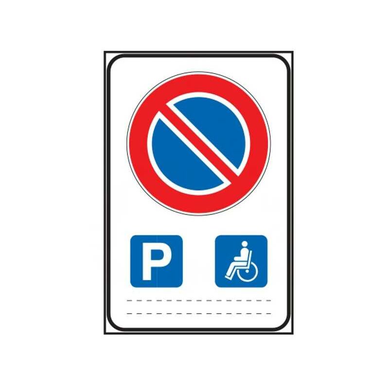 Panneau parking diamètre 45 cm polystyrène antichoc - Panneaux de  signalisation