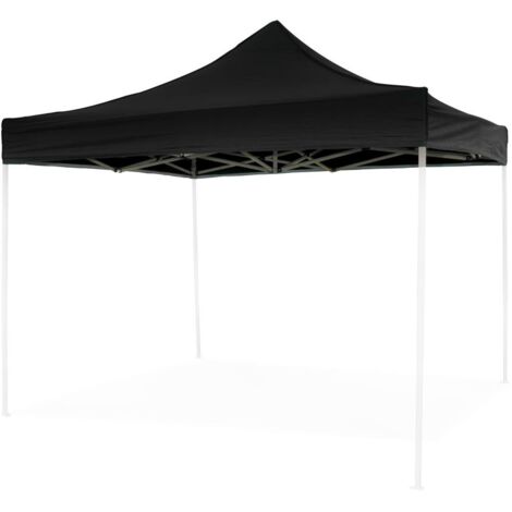 Toile de toit imperméable noire 2,90 x 2,90 m – Tissu Oxford 600D haute densité – Protection UV 99 % – Remplacement tonnelle pliable – Evergreen - EG49483 (1/6)