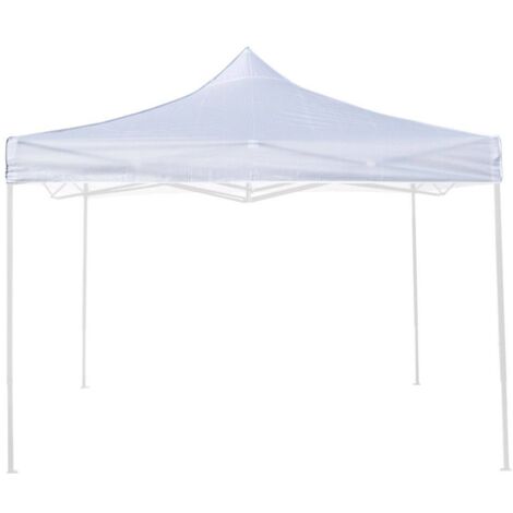 Toile de toit blanche 2x2 imperméable pour remplacement de gazebo pliant EG49483