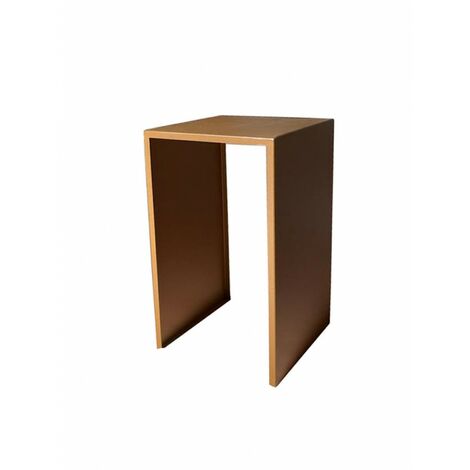 Support en métal pour plantes Wanda 30 cm x 30 cm x 40 cm H Corten Tecnokit (1/5)