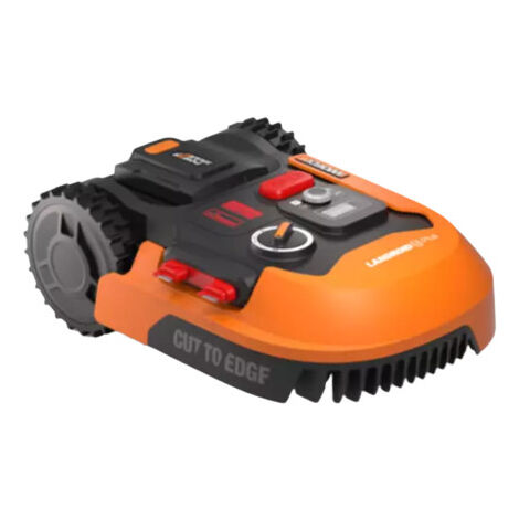 Worx – Tondeuse robotisée WR165E – Surface d'action jusqu'à 500 m² – Guidage aléatoire – Pente jusqu'à 35% – Batterie Lithium-ion 2Ah