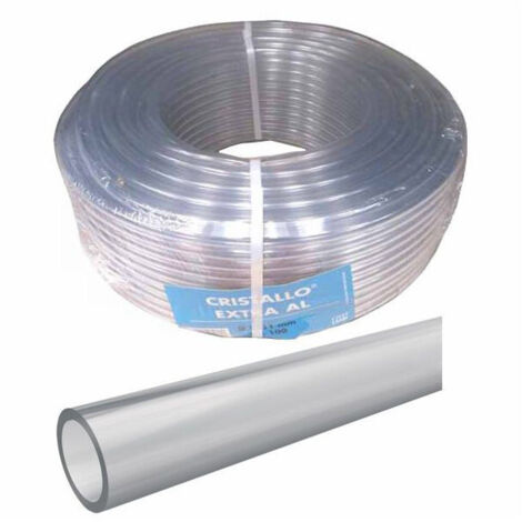 Tube de niveau en cristal extra, 8x10 mm, 50 mètres, raccords