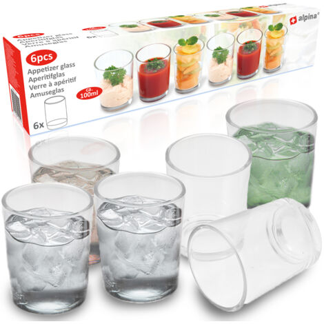 6x verres a dessert