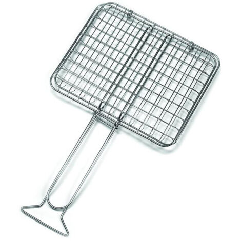 Grille Sandrigarden chromée, double sans pieds, 220x270 mm