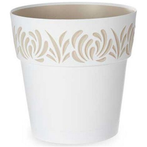 Pot auto-arrosant Gaia Blanc Plastique (29 x 29 x 29 cm) (1/2)