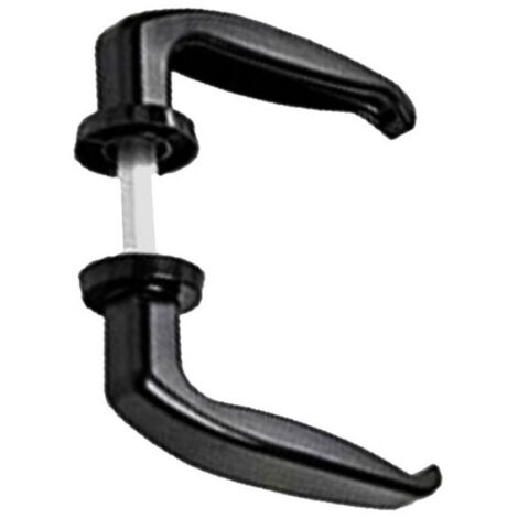 Poignée pour portail Grain Noir 25X80 211 Fc