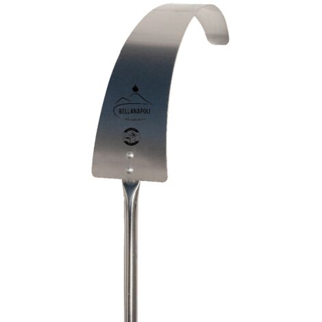 Outil de retrait de bracelet de four 22 cm – Brosse en acier inoxydable avec poils en laiton – Manche en bois – Bellanapoli