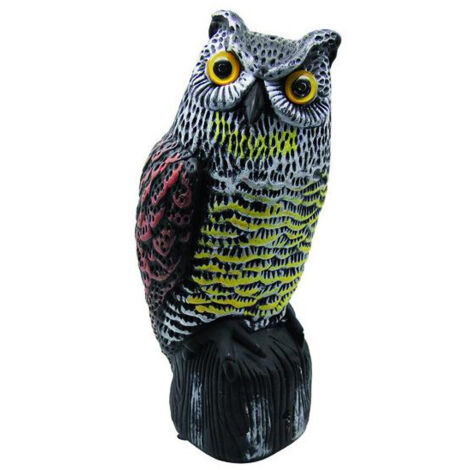 Dissuasif pour oiseaux Vigor, hibou avec tête pivotante, 16x15x38,5 (1/3)