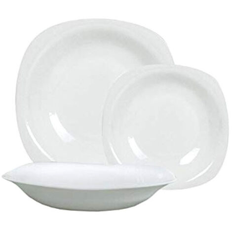 Service de vaisselle en verre Parma, lot de 18, Bormioli